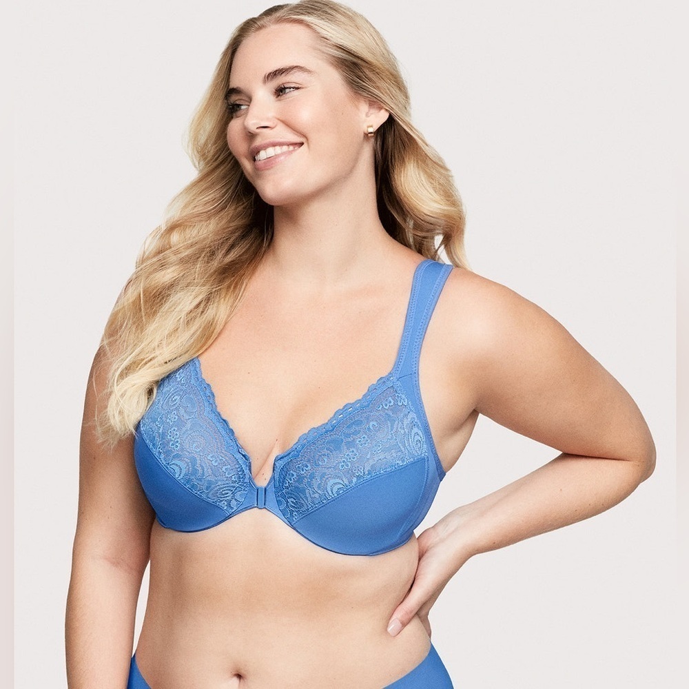 Glamorise Front-Closure WonderWire Bra